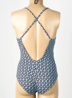 Maillot De Bain 1 Pièce Genius Bleu Haut Soutien-gorge Moulé