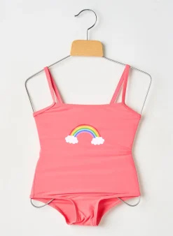 Maillot De Bain 1 Pièce Lagon Bleu Rose