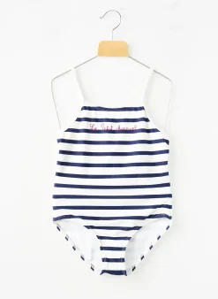 Maillot De Bain 1 Pièce Le Petit Marcel Bleu