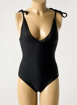 Maillot De Bain 1 Pièce Les Tropeziennes Par M.belarbi Noir Haut Soutien-gorge Avec Mousse De Rembourrage Amovible