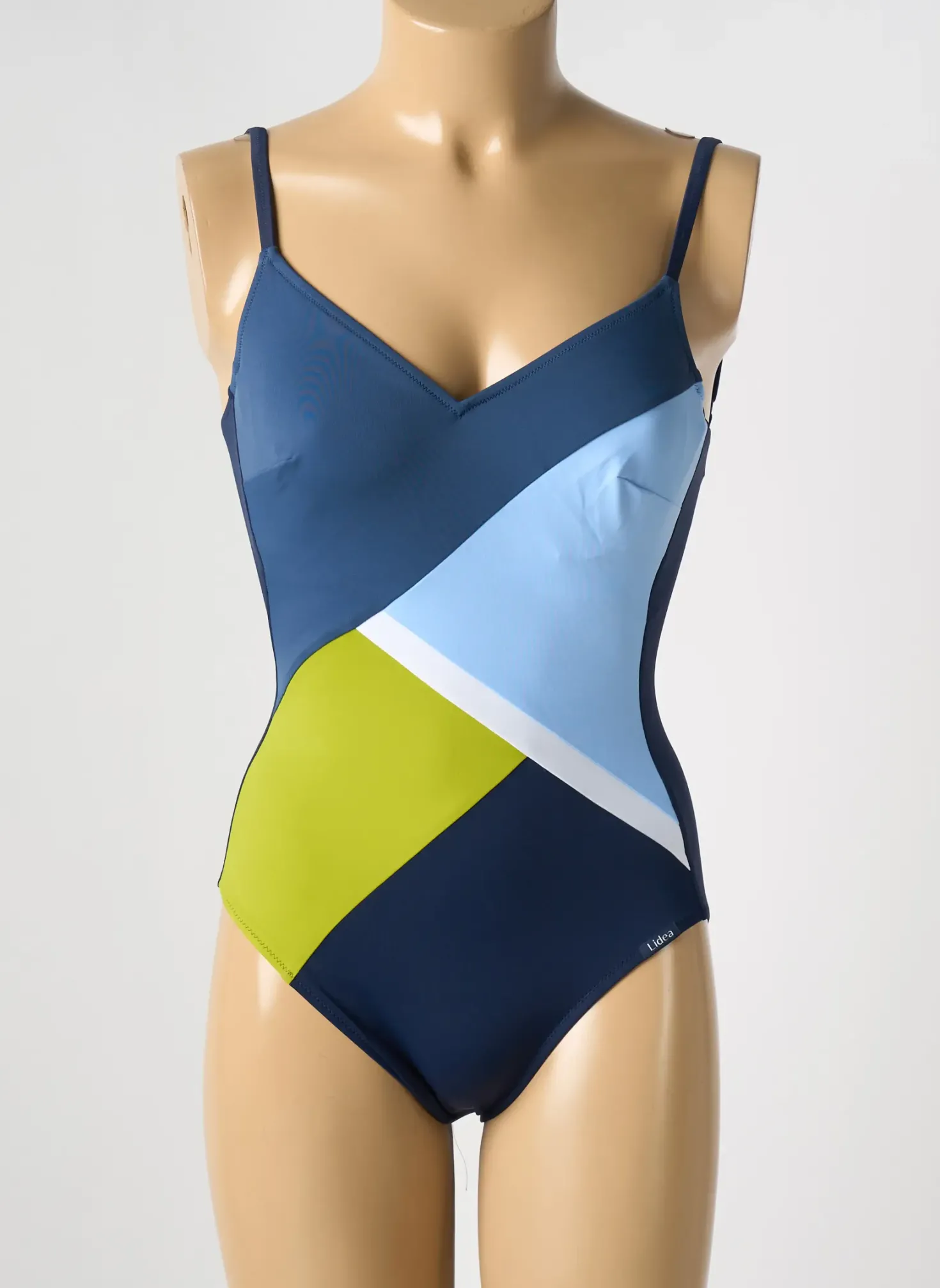 Maillot De Bain 1 Pièce Lidea Bleu