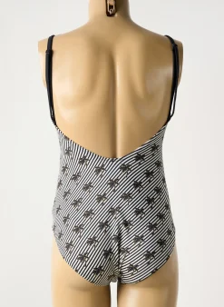 Maillot De Bain 1 Pièce Olympia Noir Haut Soutien-gorge Moulé