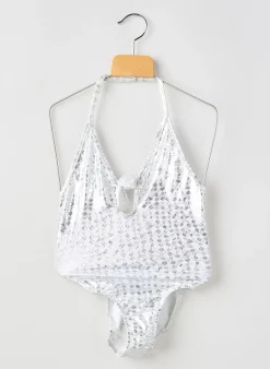 Maillot De Bain 1 Pièce Princesse Ilou Argent