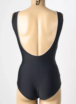 Maillot De Bain 1 Pièce Reglisse Noir Haut Soutien-gorge Moulé