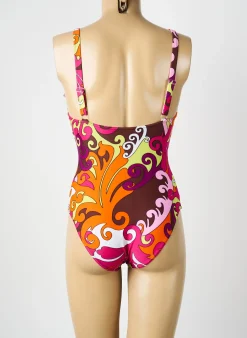 Maillot De Bain 1 Pièce Reglisse Violet Haut Soutien-gorge Emboitant