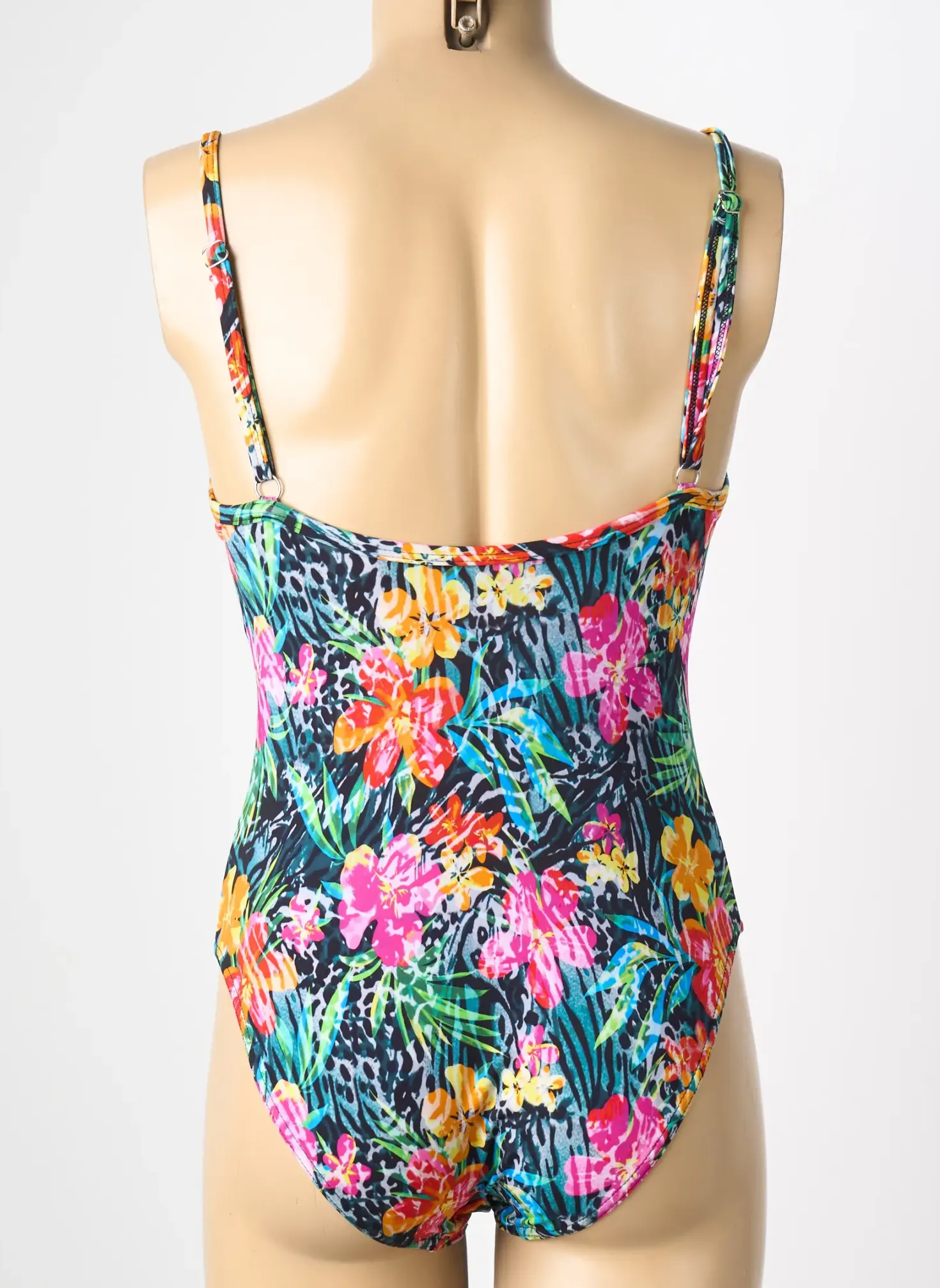 Maillot De Bain 1 Pièce Reglisse Noir Haut Soutien-gorge Push-up