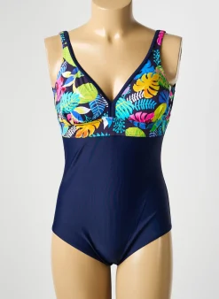 Maillot De Bain 1 Pièce Rose Pomme Bleu