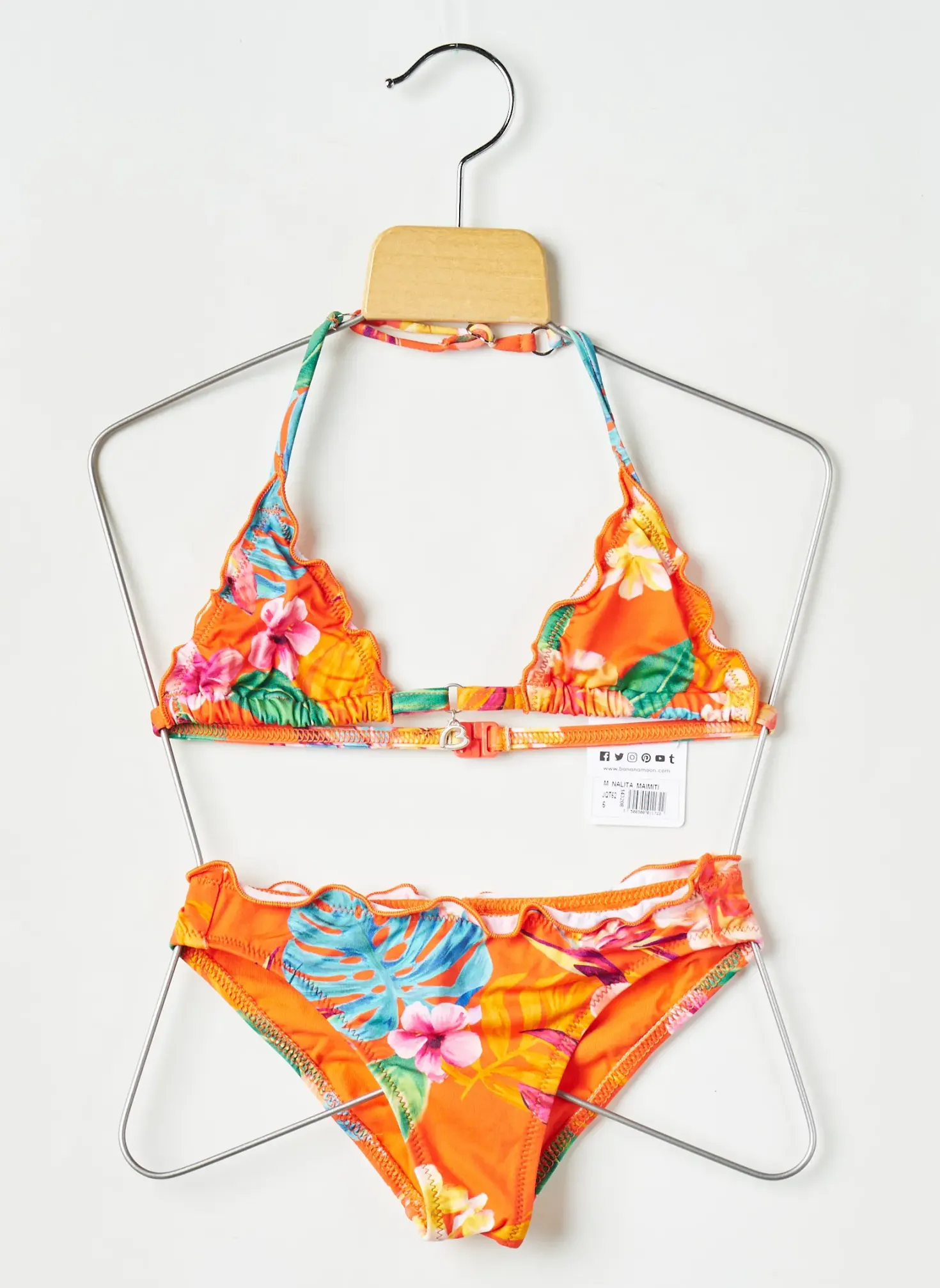 Maillot De Bain 2 Pièces Banana Moon Orange
