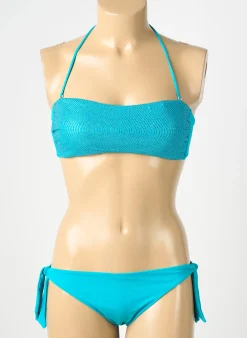 Maillot De Bain 2 Pièces Genius Bleu Haut Bandeau