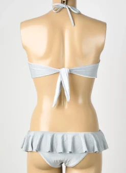Maillot De Bain 2 Pièces Genius Gris Haut Bandeau