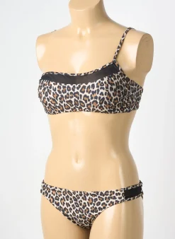 Maillot De Bain 2 Pièces Genius Noir Haut Soutien-gorge Moulé