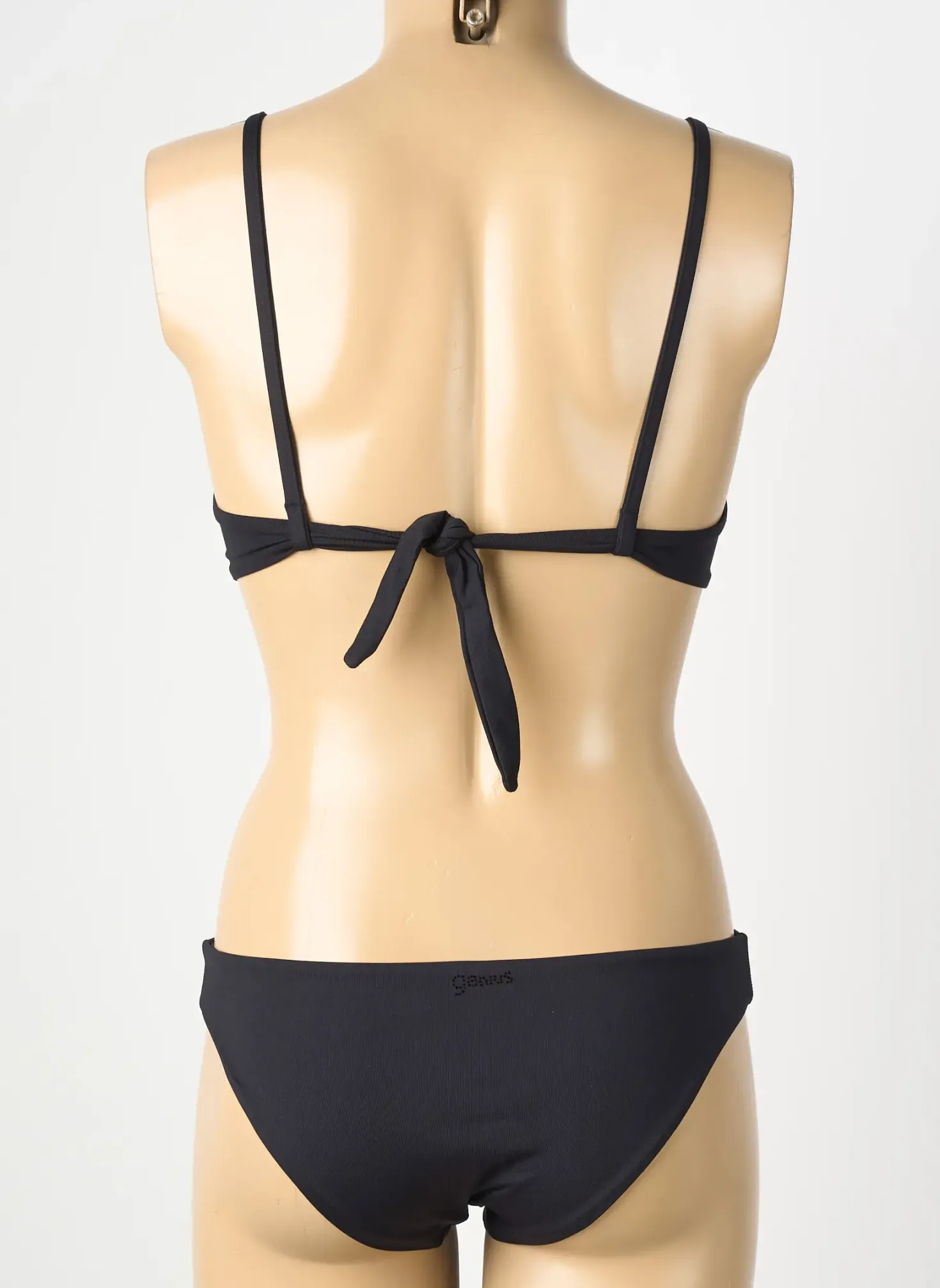 Maillot De Bain 2 Pièces Genius Noir Haut Soutien-gorge Moulé