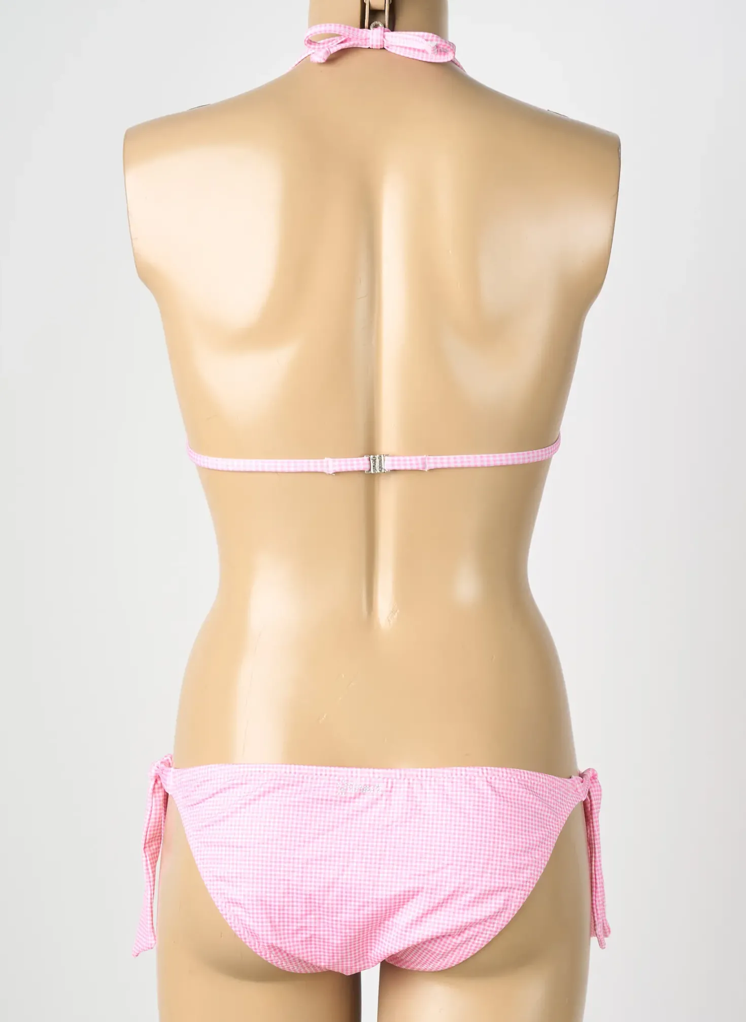 Maillot De Bain 2 Pièces Genius Rose Haut Triangles