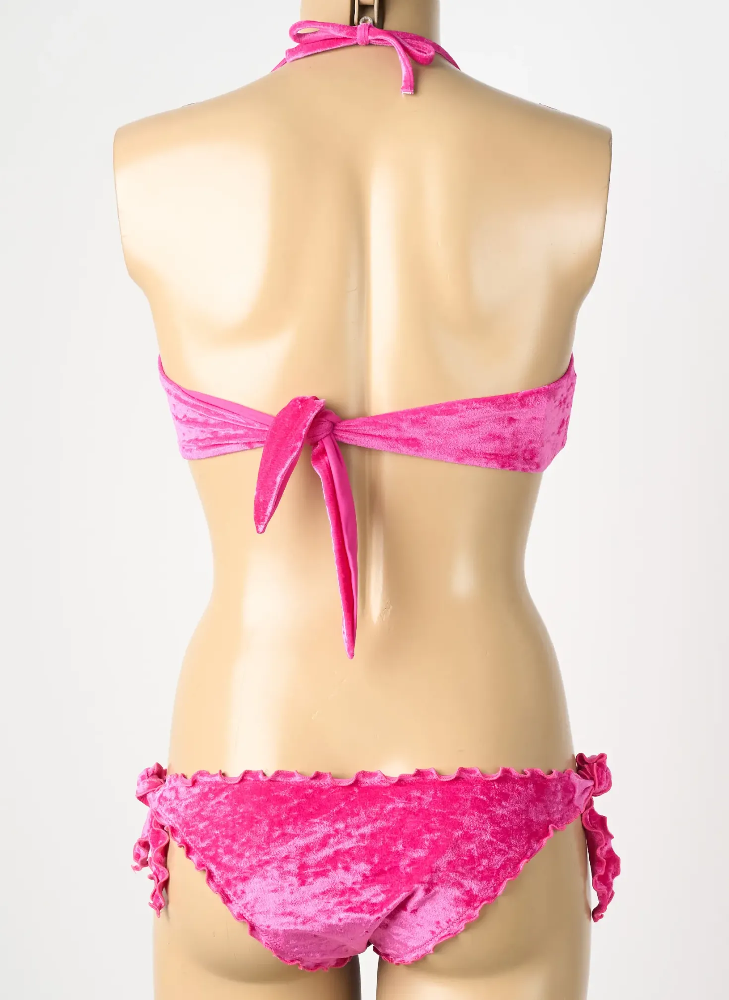 Maillot De Bain 2 Pièces Genius Rose Haut Bandeau