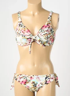 Maillot De Bain 2 Pièces Genius Vert Haut Soutien-gorge Emboitant