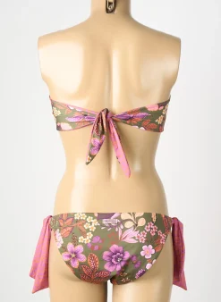 Maillot De Bain 2 Pièces Genius Vert Haut Bandeau