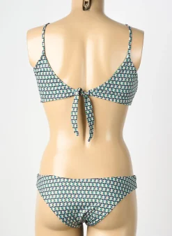 Maillot De Bain 2 Pièces Genius Vert Haut Soutien-gorge Moulé