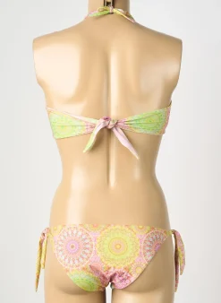 Maillot De Bain 2 Pièces Genius Vert Haut Bandeau