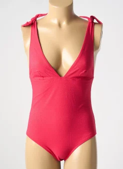 Maillot De Bain 1 Pièce Simone Perele Rouge Haut Soutien-gorge Emboitant
