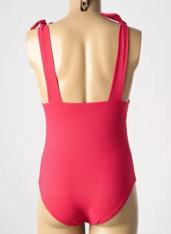 Maillot De Bain 1 Pièce Simone Perele Rouge Haut Soutien-gorge Emboitant