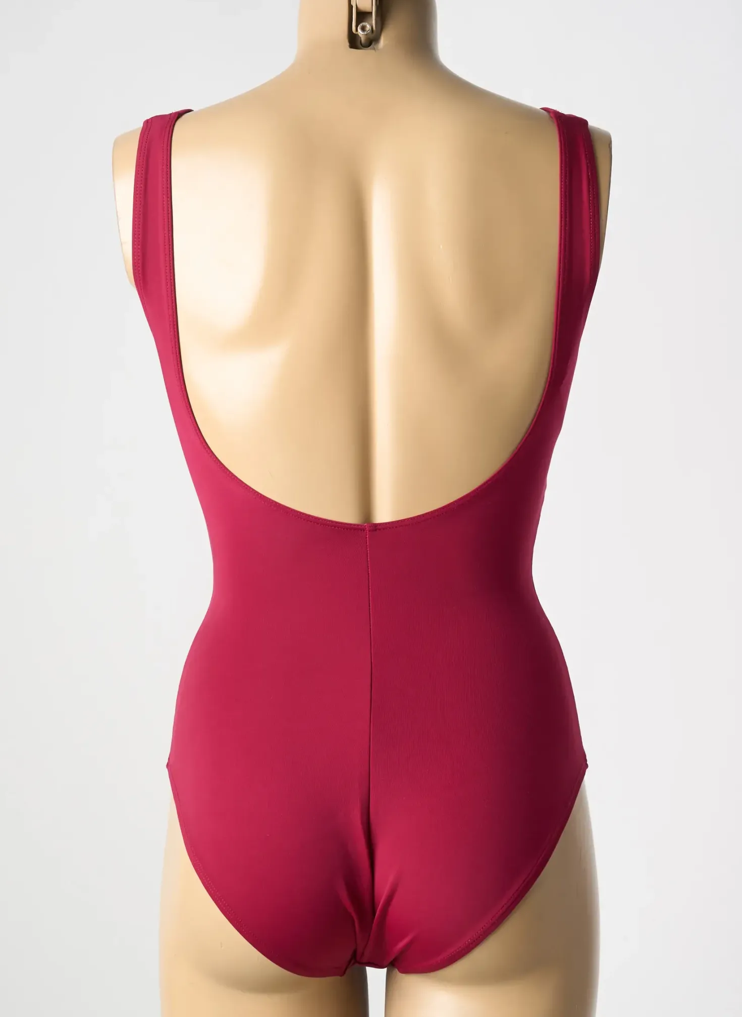 Maillot De Bain 1 Pièce Simone Perele Rouge Haut Soutien-gorge Balconnet