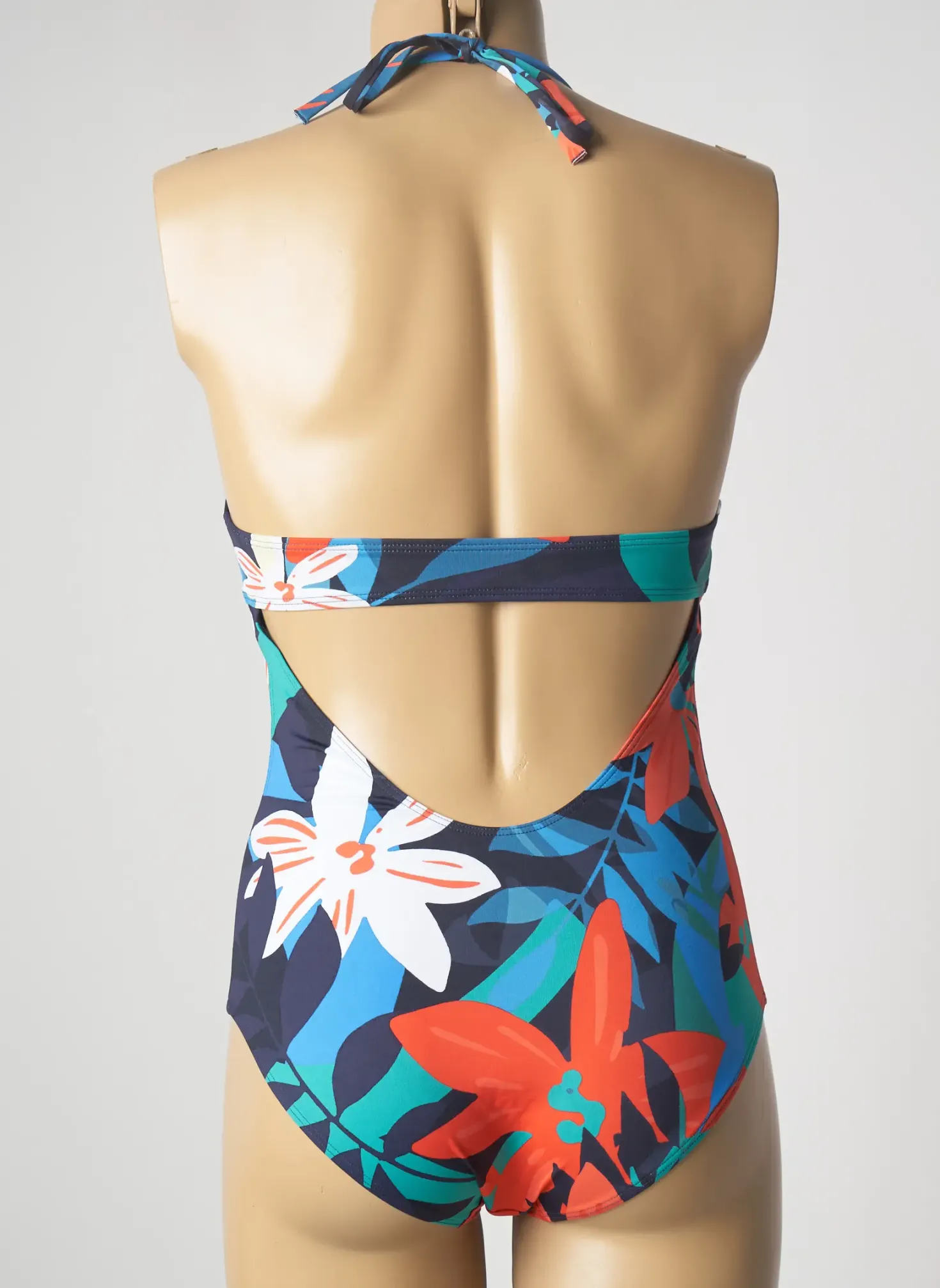Maillot De Bain 1 Pièce Simone Perele Bleu Haut Triangles
