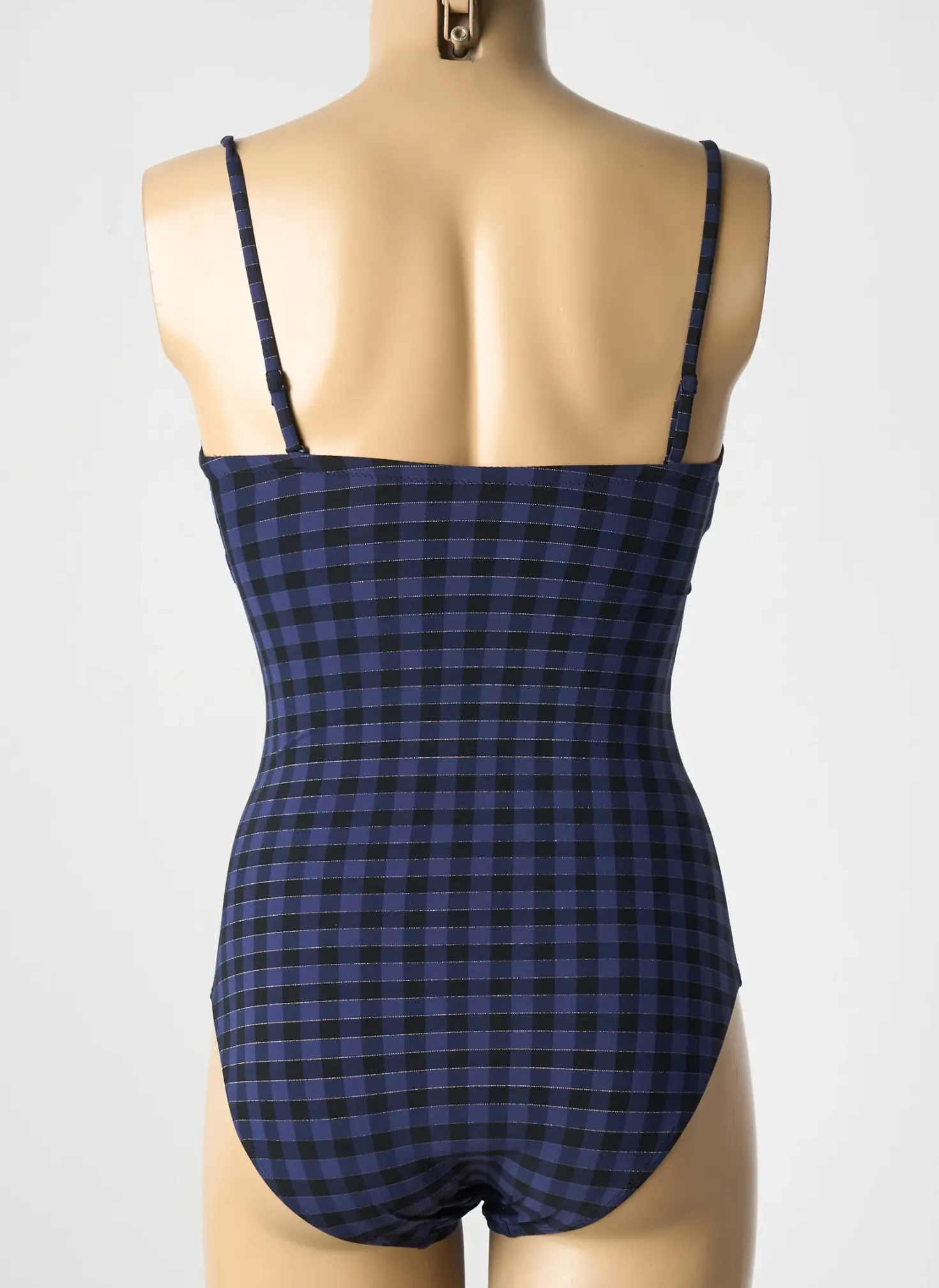 Maillot De Bain 1 Pièce Simone Perele Bleu Haut Soutien-gorge Avec Mousse De Rembourrage Amovible