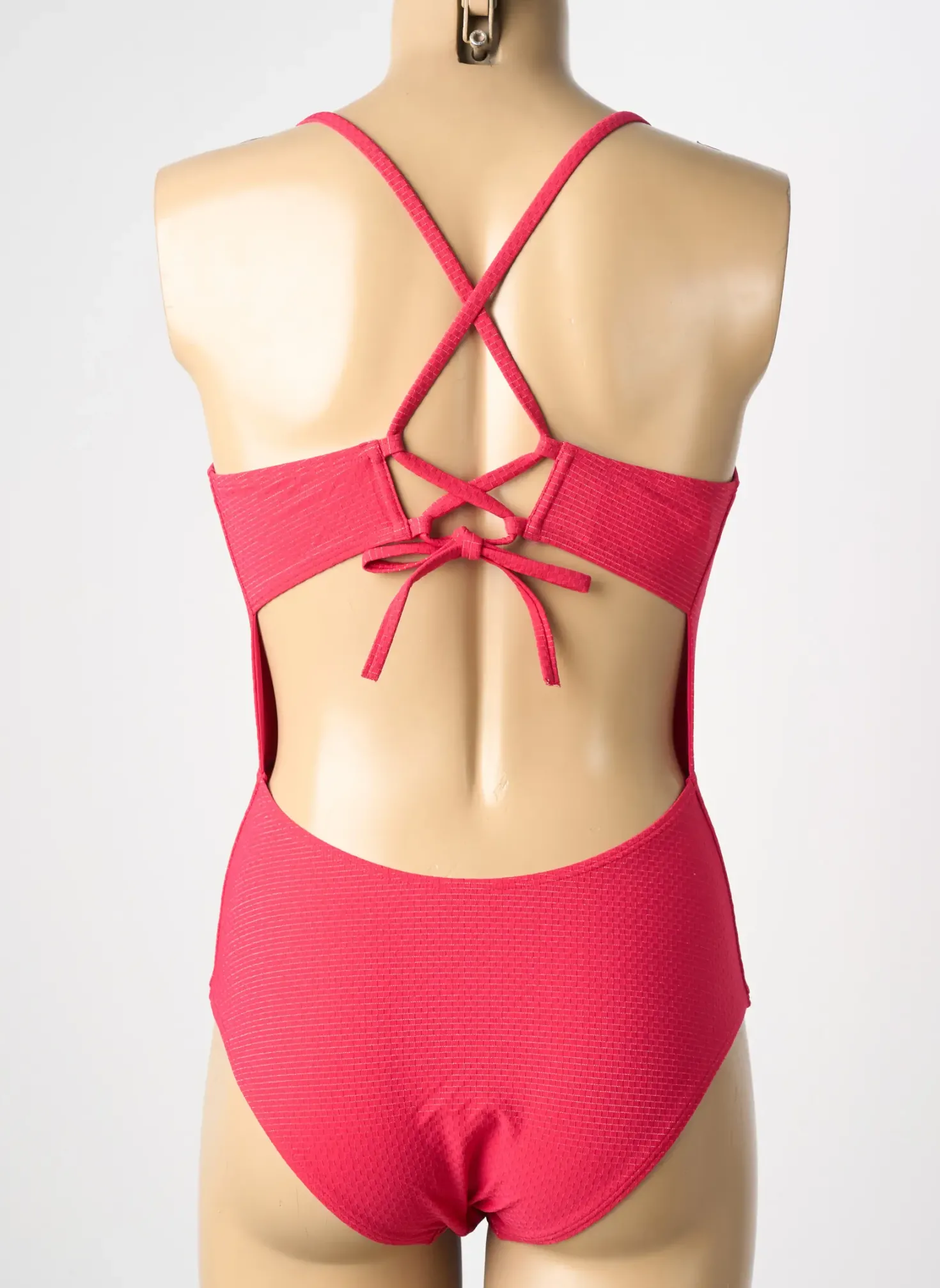 Maillot De Bain 1 Pièce Simone Perele Rose Haut Triangles
