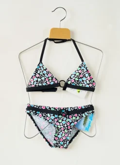 Maillot De Bain 2 Pièces Lagon Bleu Noir