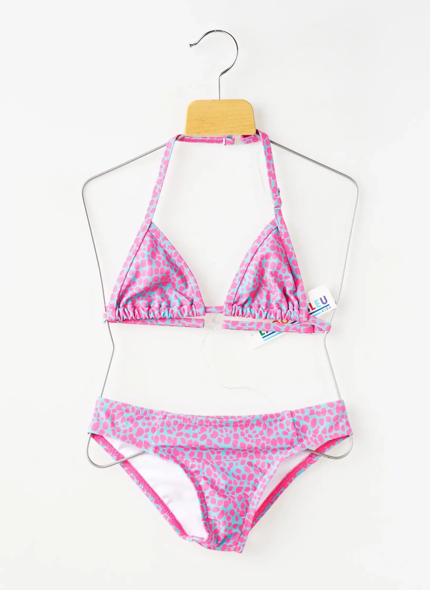 Maillot De Bain 2 Pièces Lagon Bleu Rose