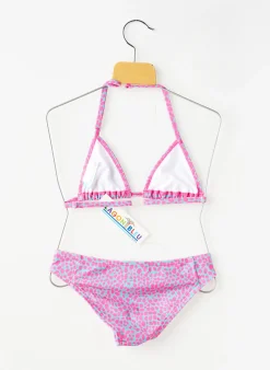 Maillot De Bain 2 Pièces Lagon Bleu Rose