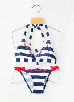 Maillot De Bain 2 Pièces Lagon Bleu Bleu