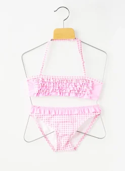 Maillot De Bain 2 Pièces Lagon Bleu Rose