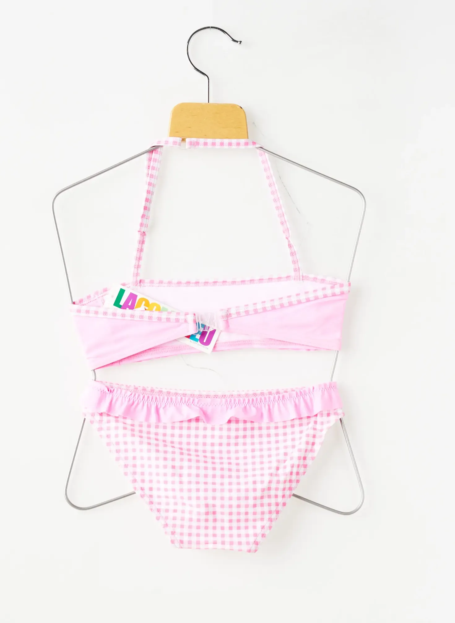 Maillot De Bain 2 Pièces Lagon Bleu Rose