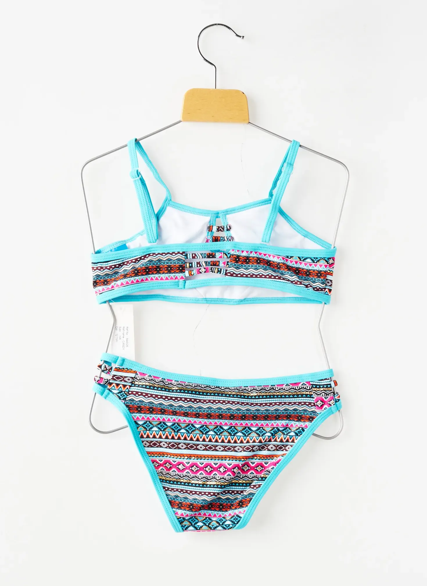 Maillot De Bain 2 Pièces Lagon Bleu Bleu