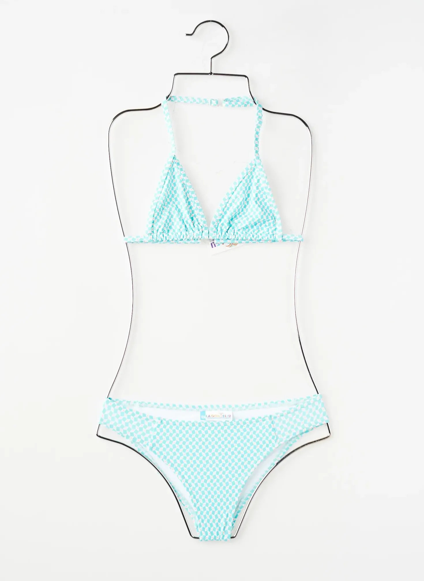 Maillot De Bain 2 Pièces Lagon Bleu Bleu