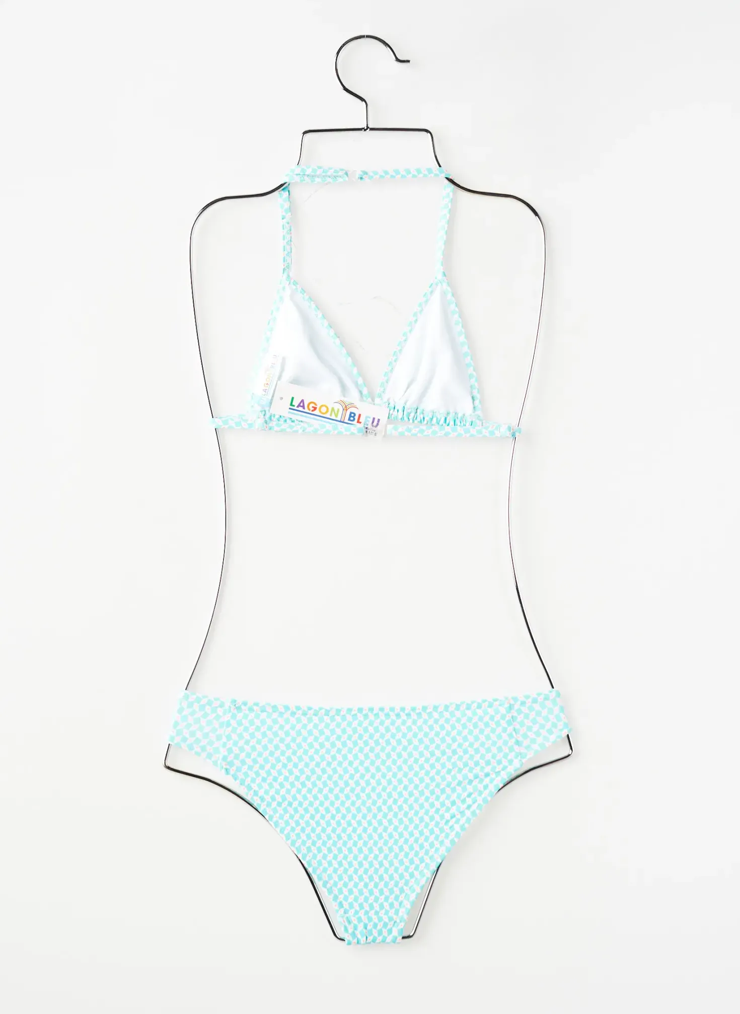 Maillot De Bain 2 Pièces Lagon Bleu Bleu