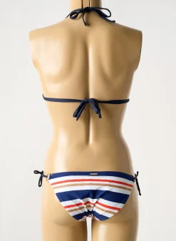 Maillot De Bain 2 Pièces Livia Bleu Haut Triangles