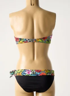 Maillot De Bain 2 Pièces Livia Noir Haut Bandeau