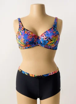 Maillot De Bain 2 Pièces Ocean Wear Bleu Haut Soutien-gorge Emboitant
