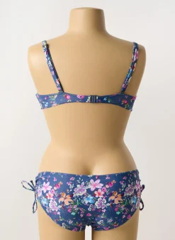 Maillot De Bain 2 Pièces Olympia Bleu Haut Soutien-gorge Emboitant