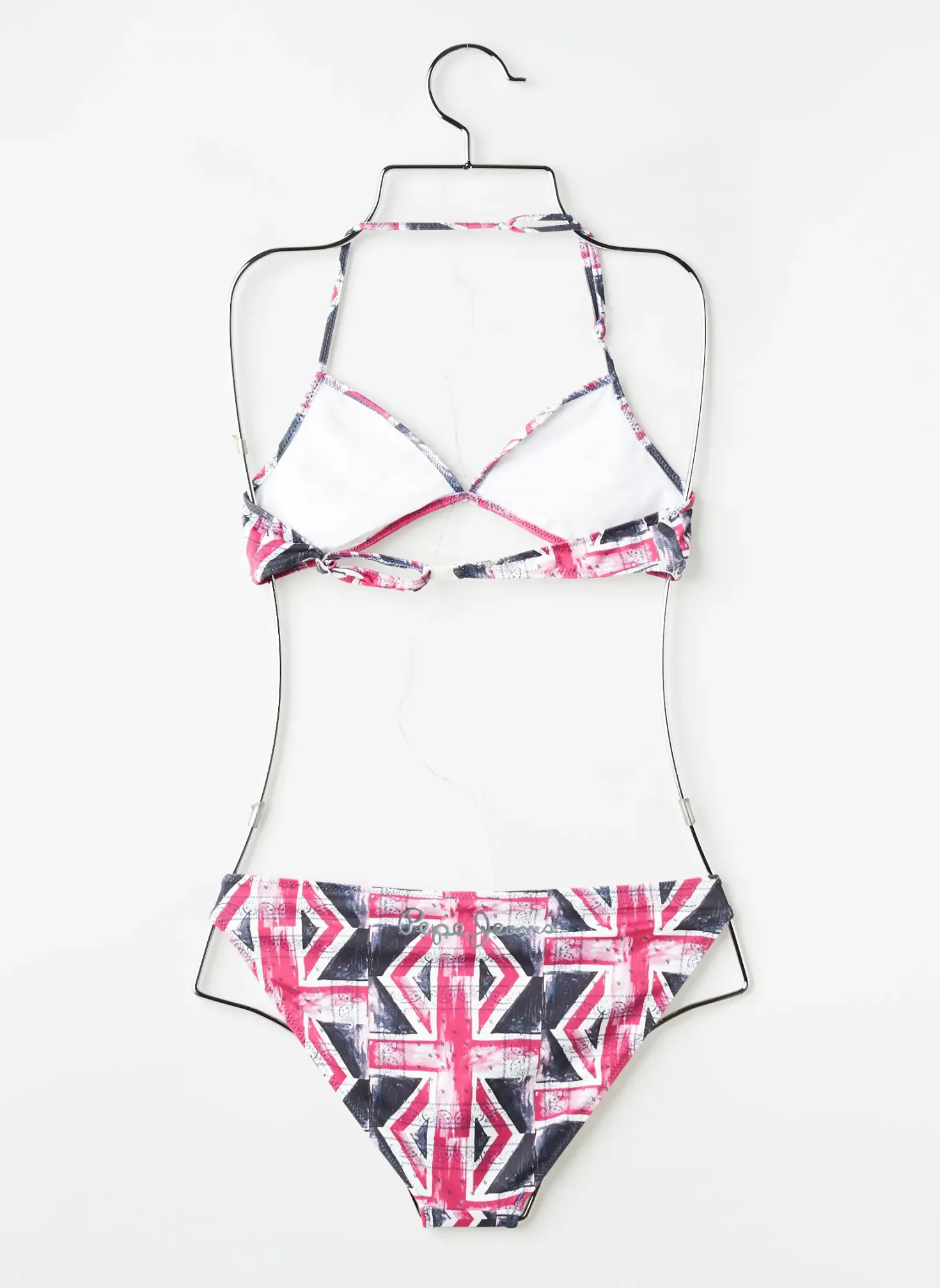 Maillot De Bain 2 Pièces Pepe Jeans Rouge