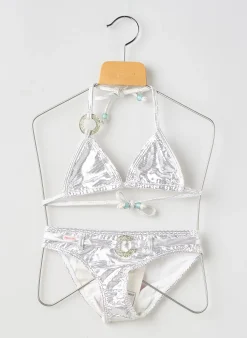 Maillot De Bain 2 Pièces Princesse Ilou Argent
