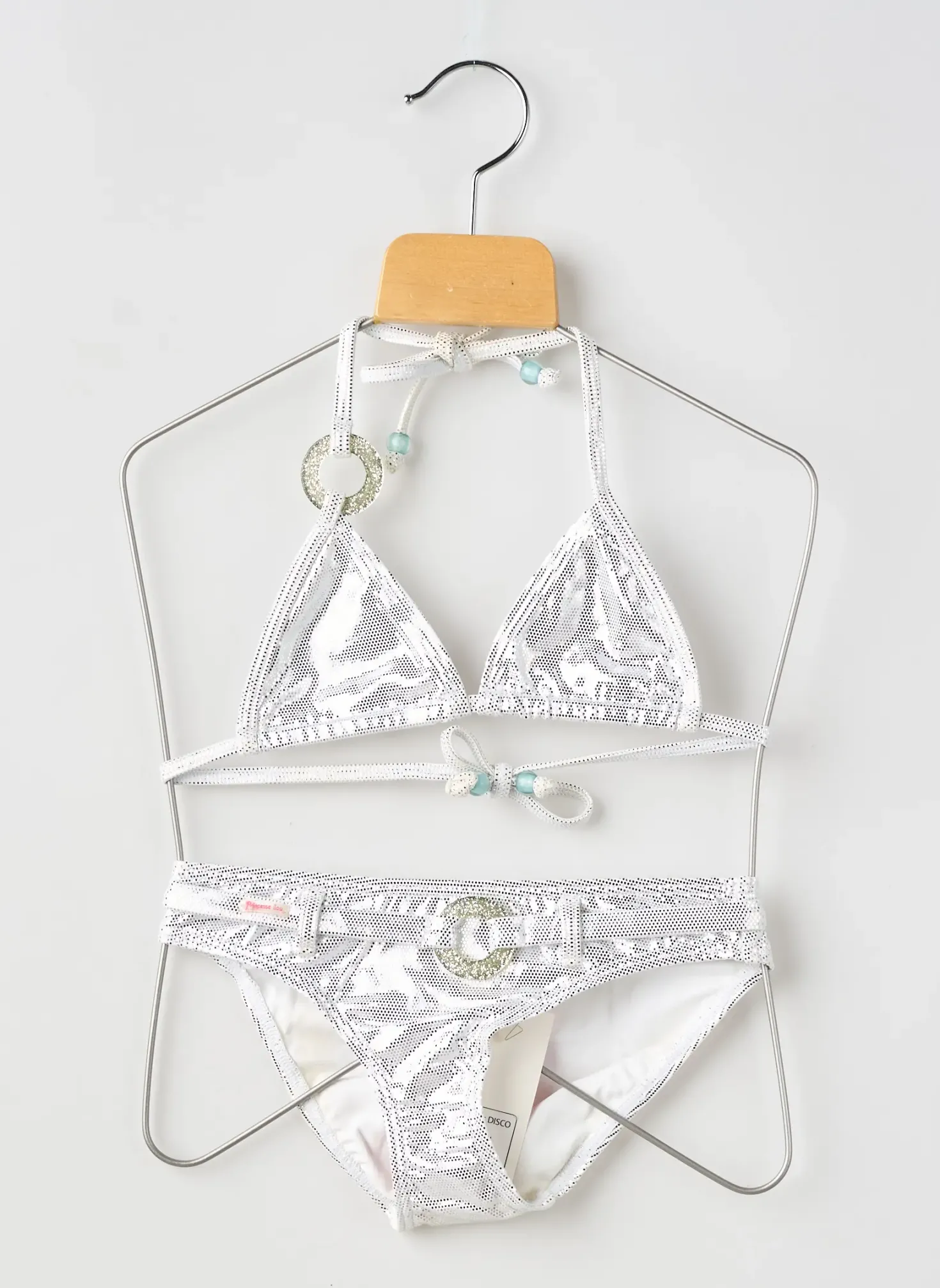 Maillot De Bain 2 Pièces Princesse Ilou Argent