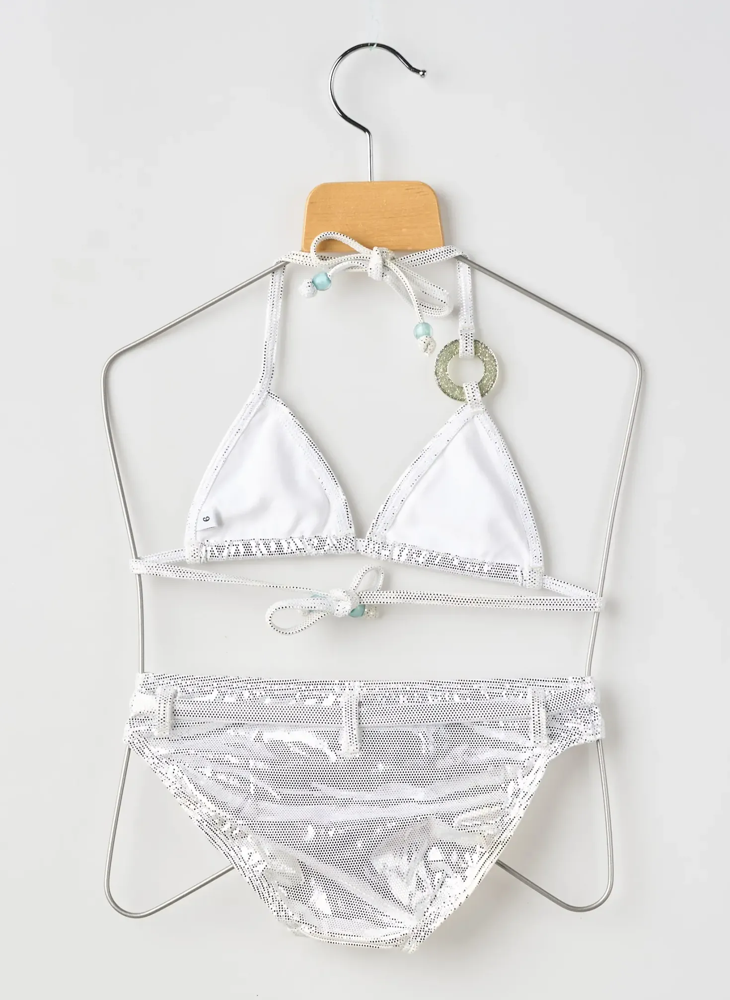 Maillot De Bain 2 Pièces Princesse Ilou Argent