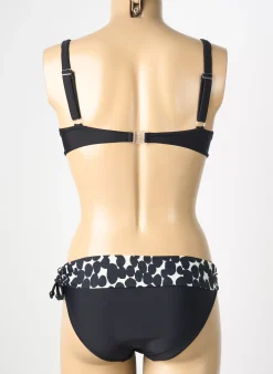 Maillot De Bain 2 Pièces Reglisse Noir Haut Soutien-gorge Balconnet