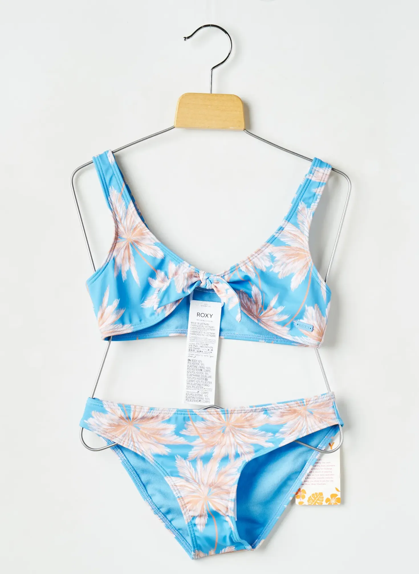 Maillot De Bain 2 Pièces Roxy Bleu