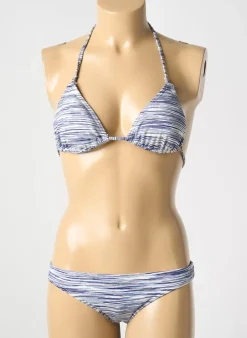 Maillot De Bain 2 Pièces Roxy Bleu Haut Triangles