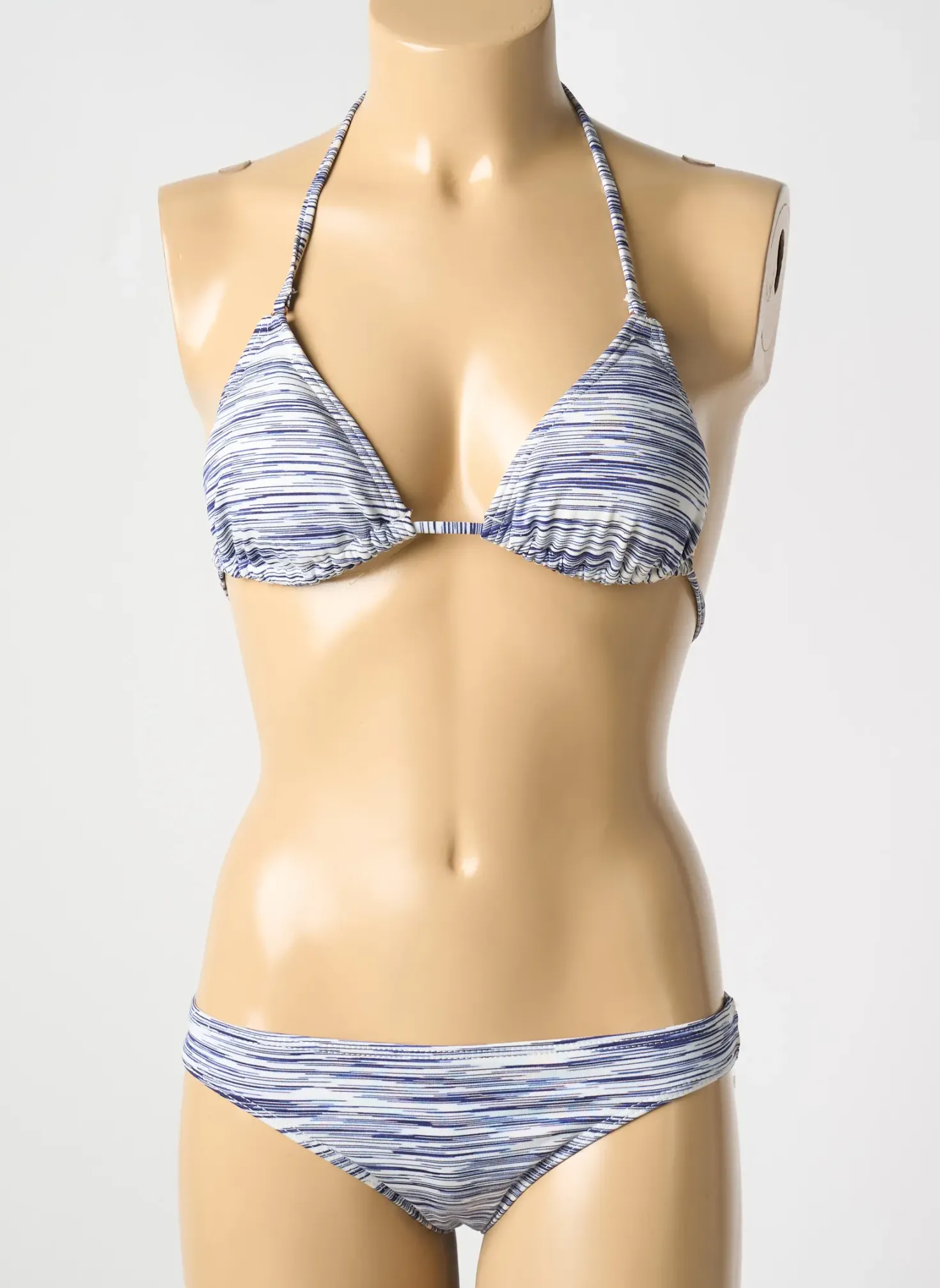 Maillot De Bain 2 Pièces Roxy Bleu Haut Triangles