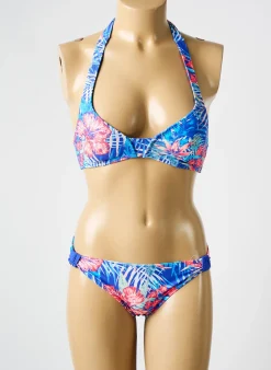 Maillot De Bain 2 Pièces Roxy Bleu Haut Triangles